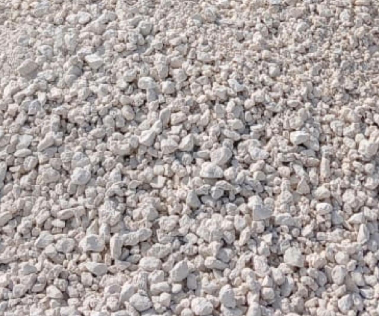 Gypsum stockpile