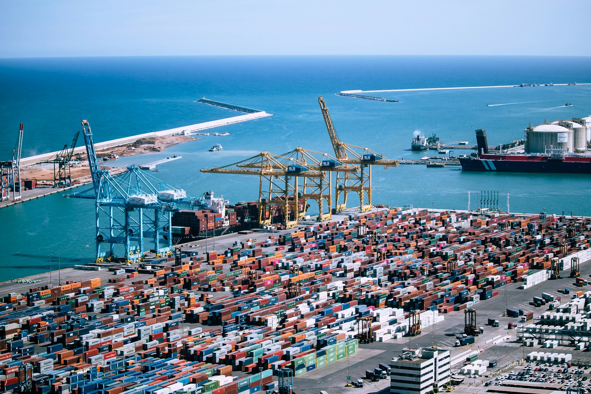 Port from above